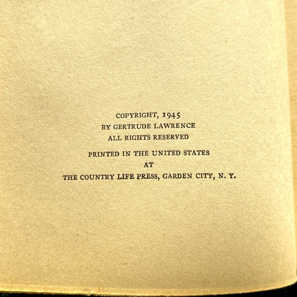 A STAR DANCED memoir by GERTRUDE LAWRENCE BEAUTIFUL VINTAGE BOOK GUC - Picture 8 of 10